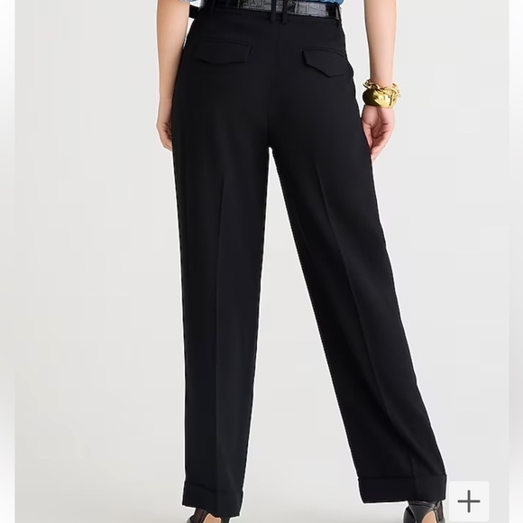 J crew Wide-leg essential pant in city crepe - Picture 3 of 6